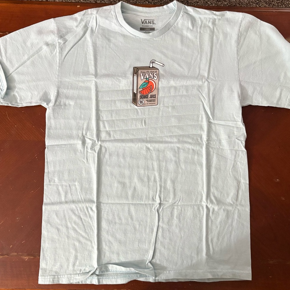 Vans Sky Blue Orange Juice Graphic Tee